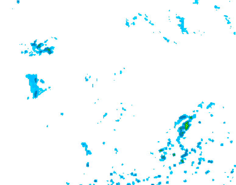 GDPS precipitation 168 hour forecast chart for Canada based on 2025/07/02 0000Z data