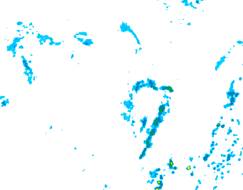 GDPS precipitation 234 hour forecast chart for Canada based on 2025/07/02 0000Z data