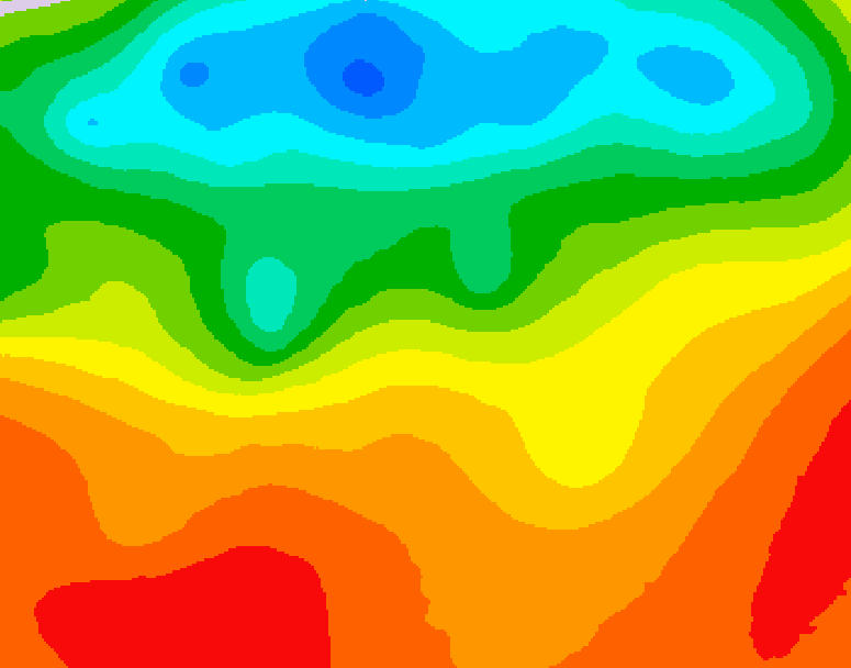 GDPS 500 millibar geopotential height 168 hour forecast chart for Canada based on 2025/07/03 1200Z data