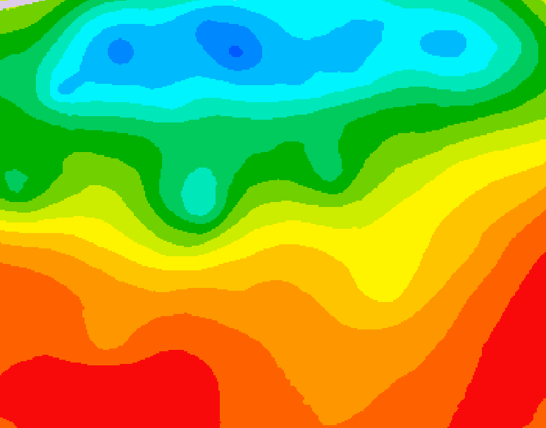 GDPS 500 millibar geopotential height 174 hour forecast chart for Canada based on 2025/07/03 1200Z data