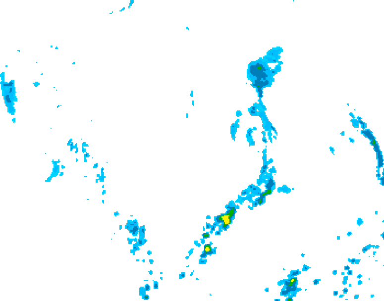 GDPS precipitation 060 hour forecast chart for Canada based on 2025/07/03 1200Z data