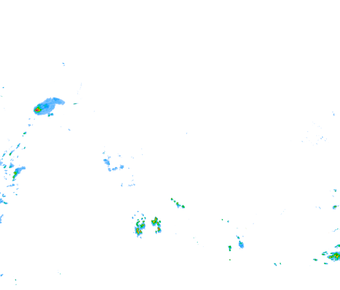 Weather radar data valid at 2025/07/03 23:24 UTC