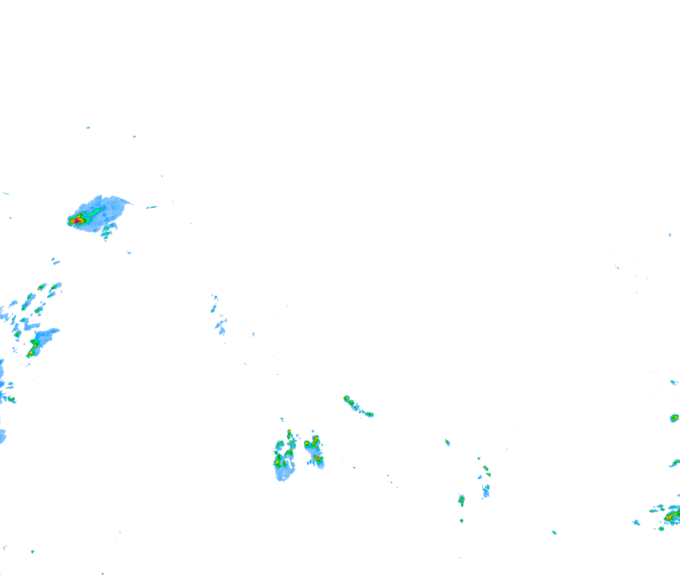 Weather radar data valid at 2025/07/03 23:54 UTC