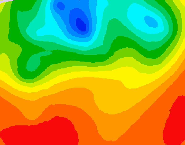 GDPS 500 millibar geopotential height 144 hour forecast chart for Canada based on 2025/07/04 0000Z data