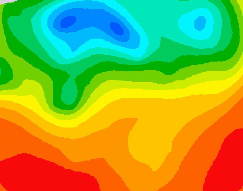 GDPS 500 millibar geopotential height 162 hour forecast chart for Canada based on 2025/07/04 0000Z data