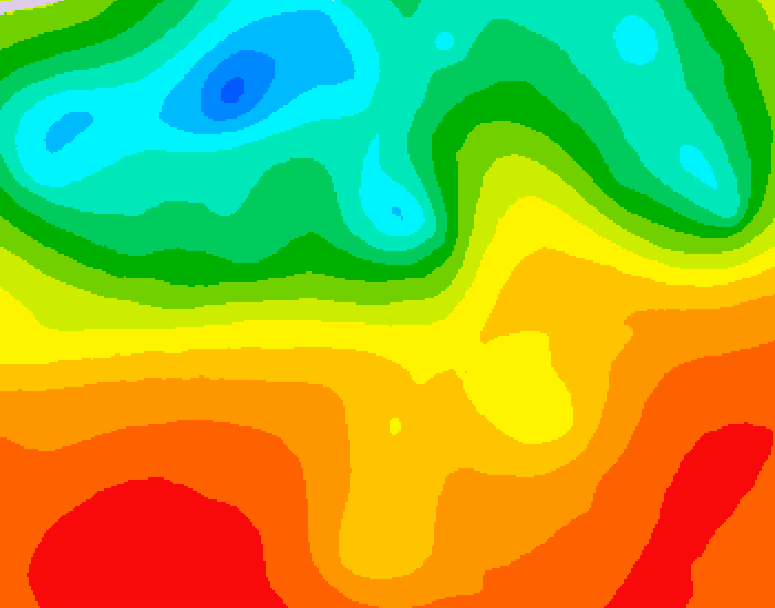 GDPS 500 millibar geopotential height 210 hour forecast chart for Canada based on 2025/07/04 0000Z data