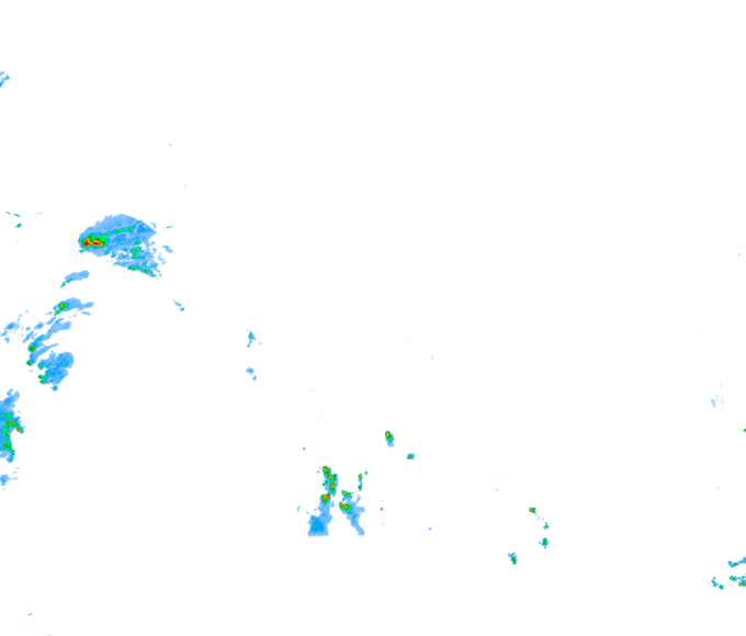 Weather radar data valid at 2025/07/04 01:00 UTC