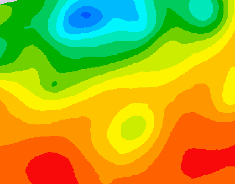 GDPS 500 millibar geopotential height 234 hour forecast chart for Canada based on 2025/07/05 0000Z data
