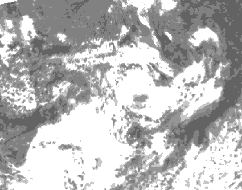 GDPS total cloud 084 hour forecast chart for Canada based on 2025/07/05 1200Z data