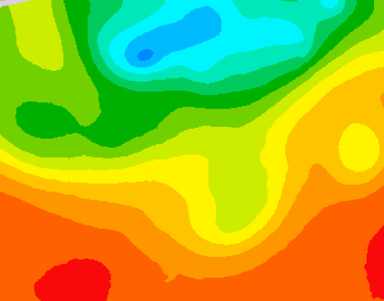 GDPS 500 millibar geopotential height 228 hour forecast chart for Canada based on 2025/07/06 0000Z data