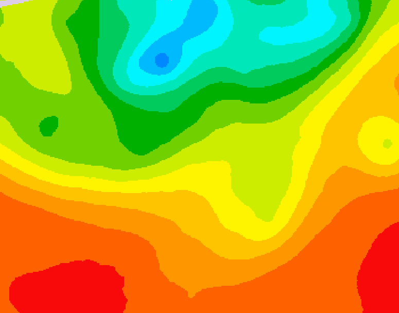 GDPS 500 millibar geopotential height 240 hour forecast chart for Canada based on 2025/07/06 0000Z data