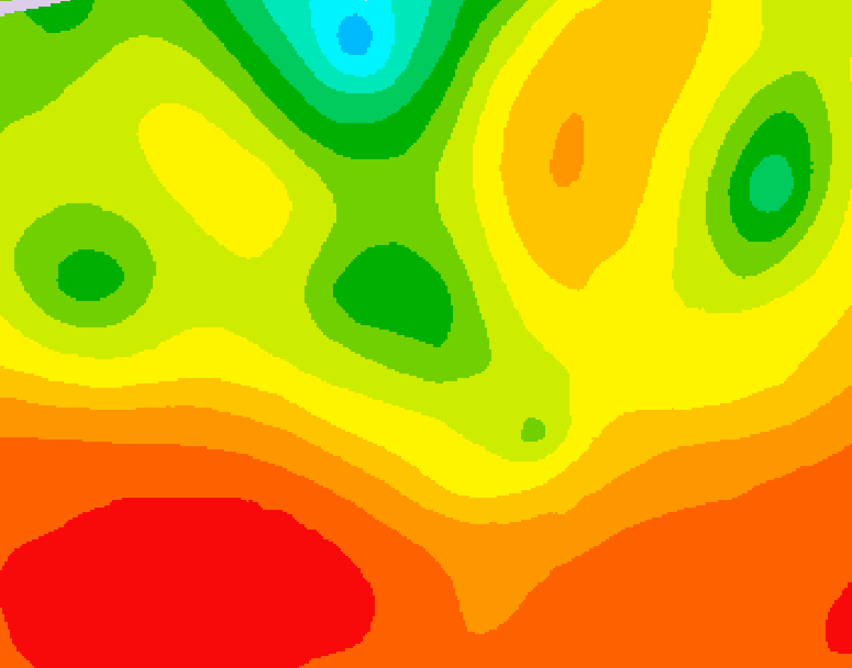 GDPS 500 millibar geopotential height 228 hour forecast chart for Canada based on 2025/07/06 1200Z data