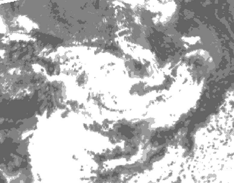 GDPS total cloud 060 hour forecast chart for Canada based on 2025/07/06 0000Z data