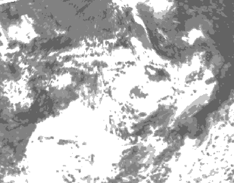 GDPS total cloud 072 hour forecast chart for Canada based on 2025/07/06 0000Z data