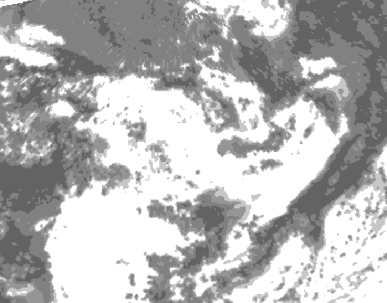 GDPS total cloud 048 hour forecast chart for Canada based on 2025/07/06 1200Z data