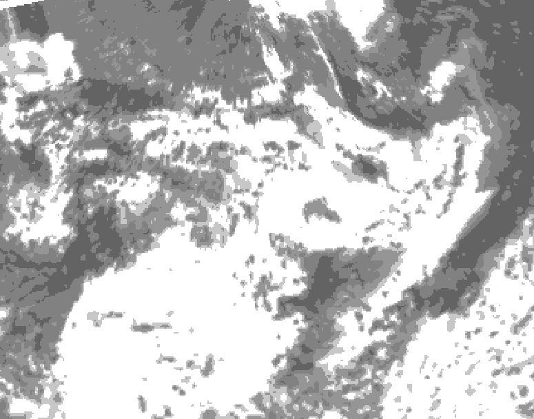 GDPS total cloud 060 hour forecast chart for Canada based on 2025/07/06 1200Z data