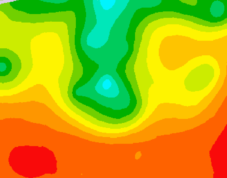 GDPS 500 millibar geopotential height 204 hour forecast chart for Canada based on 2025/07/07 0000Z data