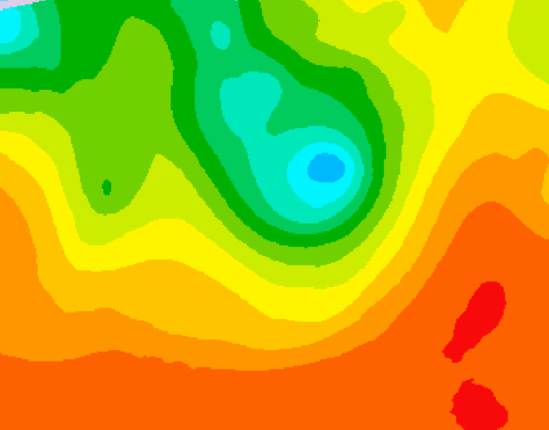 GDPS 500 millibar geopotential height 228 hour forecast chart for Canada based on 2025/07/08 1200Z data