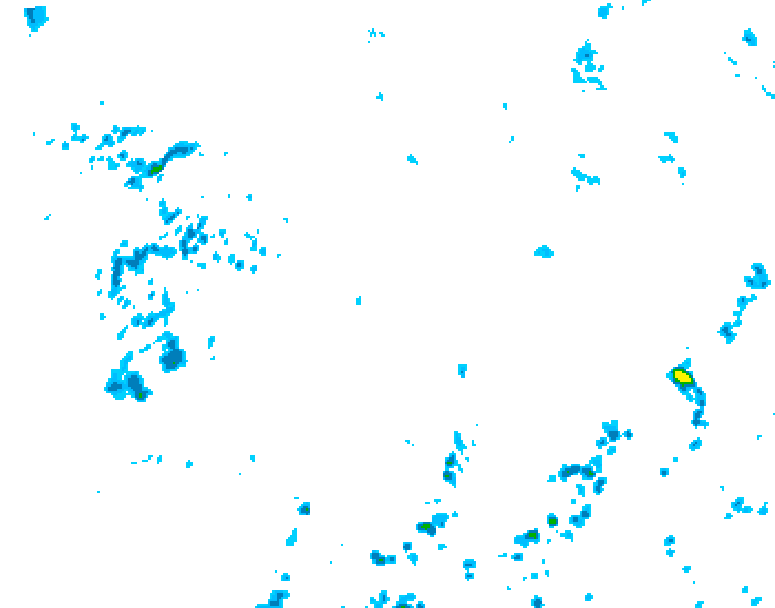 GDPS precipitation 024 hour forecast chart for Canada based on 2025/07/08 0000Z data