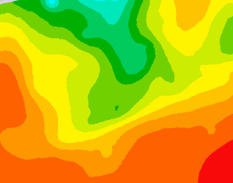 GDPS 500 millibar geopotential height 156 hour forecast chart for Canada based on 2025/07/10 0000Z data