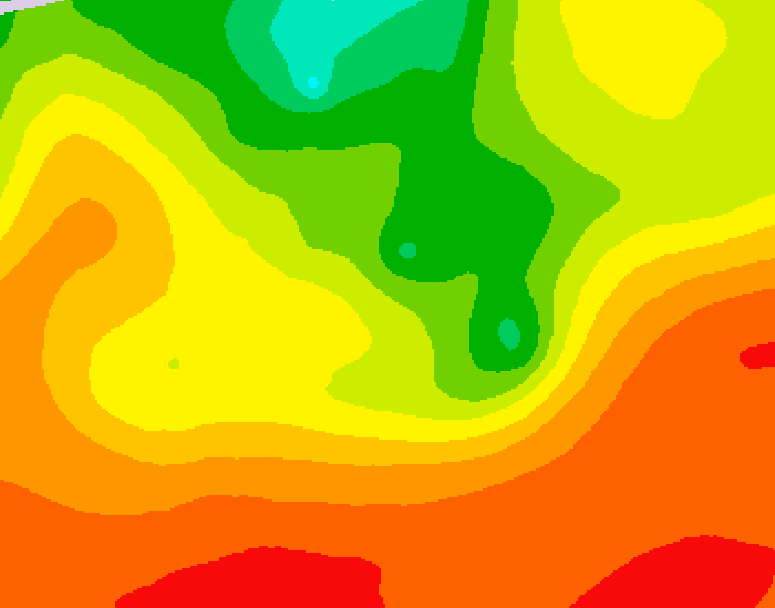 GDPS 500 millibar geopotential height 210 hour forecast chart for Canada based on 2025/07/10 0000Z data