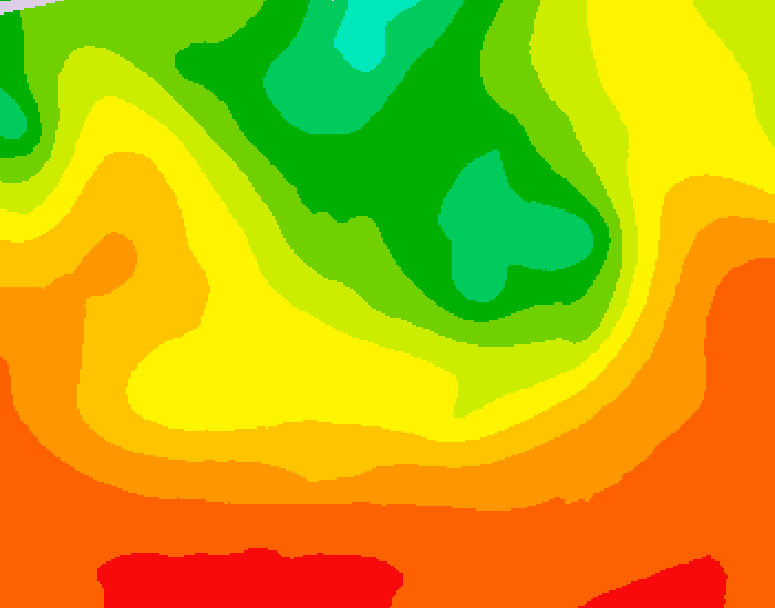 GDPS 500 millibar geopotential height 234 hour forecast chart for Canada based on 2025/07/10 0000Z data