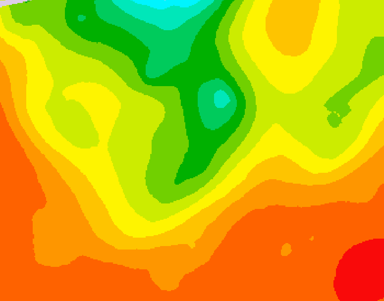 GDPS 500 millibar geopotential height 144 hour forecast chart for Canada based on 2025/07/10 1200Z data