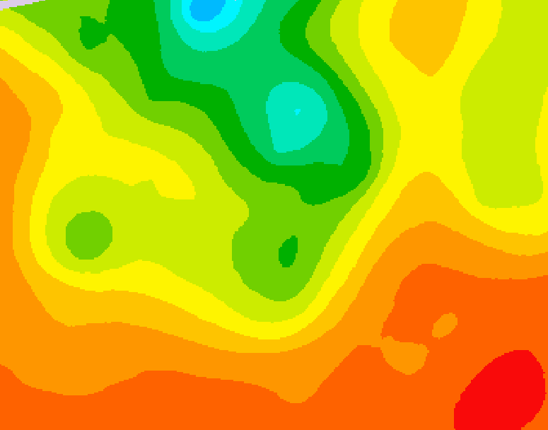 GDPS 500 millibar geopotential height 168 hour forecast chart for Canada based on 2025/07/10 1200Z data