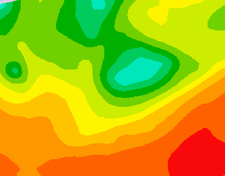 GDPS 500 millibar geopotential height 144 hour forecast chart for Canada based on 2025/07/11 1200Z data