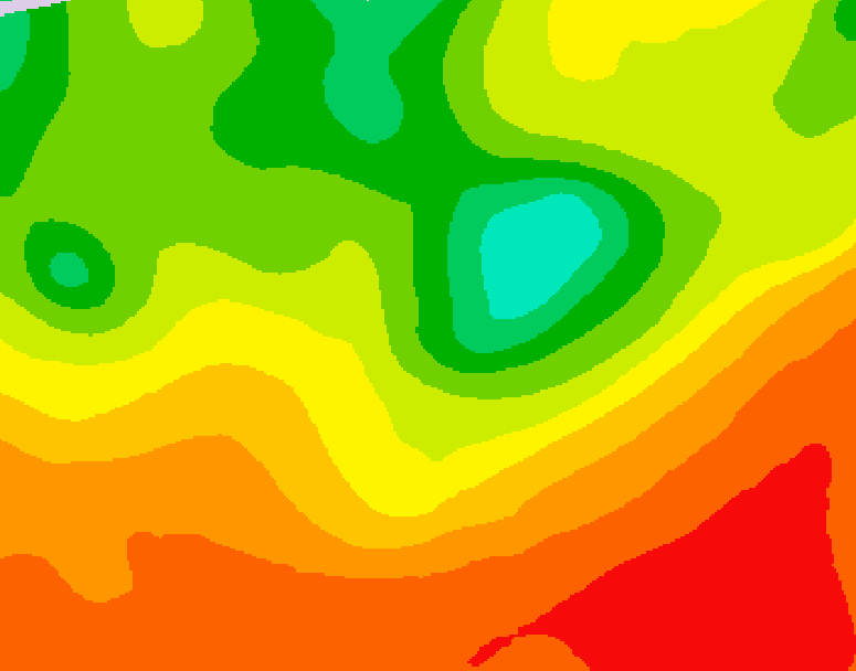 GDPS 500 millibar geopotential height 156 hour forecast chart for Canada based on 2025/07/11 1200Z data