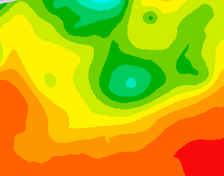 GDPS 500 millibar geopotential height 108 hour forecast chart for Canada based on 2025/07/12 0000Z data