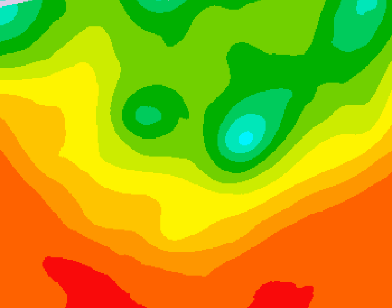 GDPS 500 millibar geopotential height 186 hour forecast chart for Canada based on 2025/07/13 0000Z data