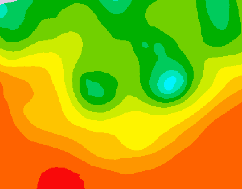 GDPS 500 millibar geopotential height 210 hour forecast chart for Canada based on 2025/07/13 0000Z data