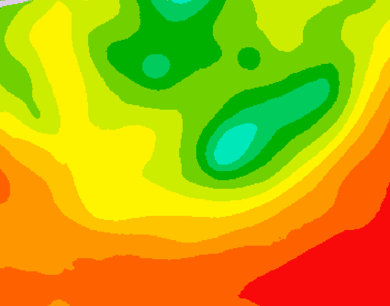 GDPS 500 millibar geopotential height 108 hour forecast chart for Canada based on 2025/07/13 1200Z data