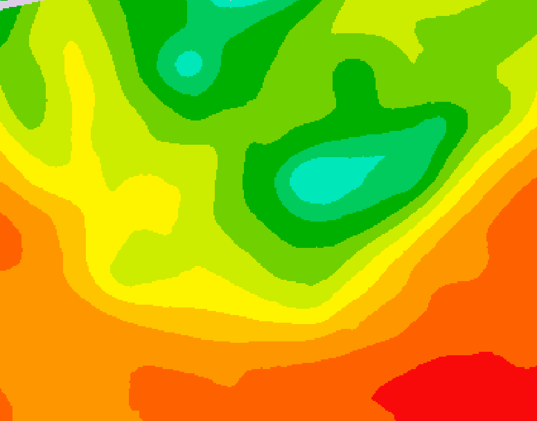 GDPS 500 millibar geopotential height 060 hour forecast chart for Canada based on 2025/07/15 0000Z data