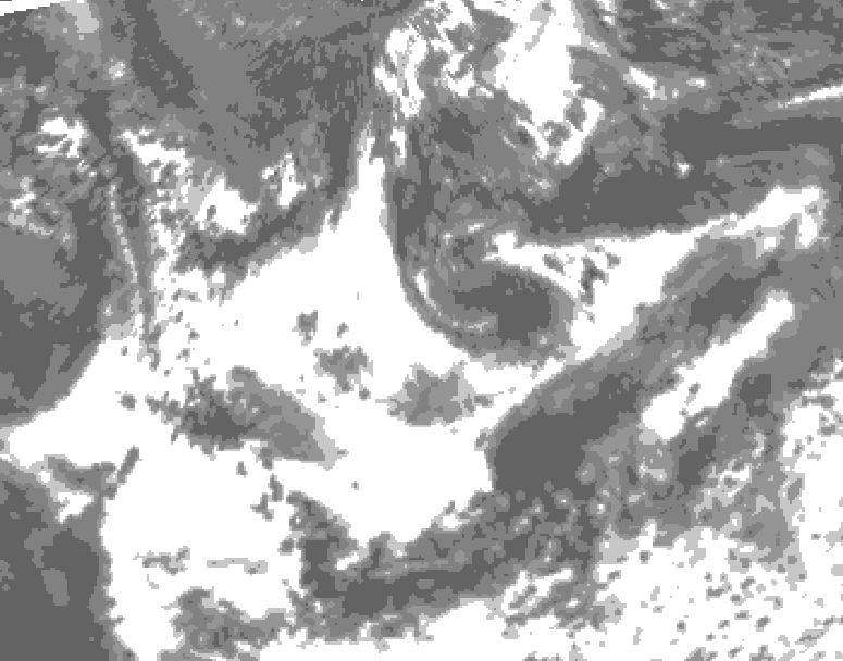 GDPS total cloud 060 hour forecast chart for Canada based on 2025/07/15 0000Z data