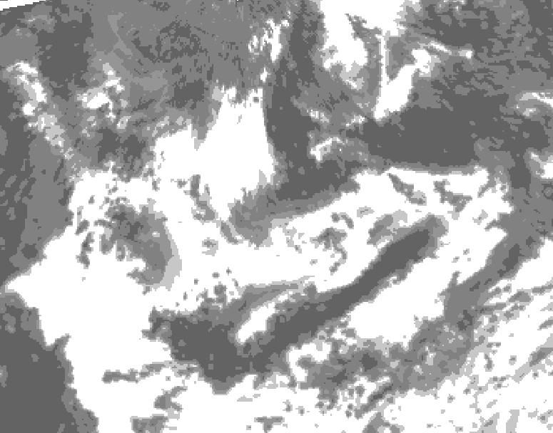 GDPS total cloud 024 hour forecast chart for Canada based on 2025/07/15 1200Z data