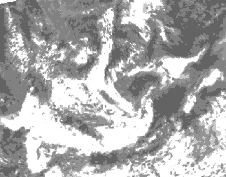 GDPS total cloud 060 hour forecast chart for Canada based on 2025/07/15 1200Z data