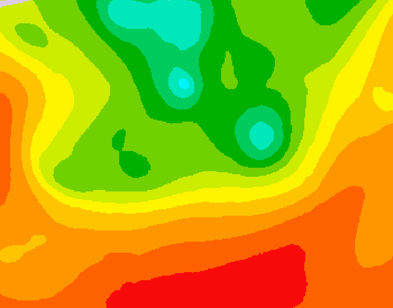 GDPS 500 millibar geopotential height 234 hour forecast chart for Canada based on 2025/07/16 0000Z data