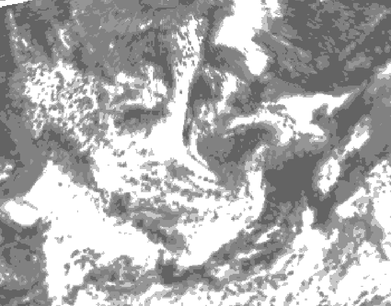 GDPS total cloud 048 hour forecast chart for Canada based on 2025/07/16 0000Z data