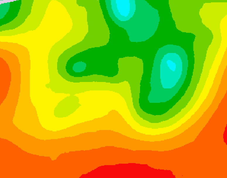 GDPS 500 millibar geopotential height 090 hour forecast chart for Canada based on 2025/07/17 0000Z data