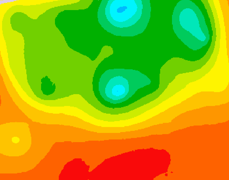 GDPS 500 millibar geopotential height 186 hour forecast chart for Canada based on 2025/07/17 0000Z data