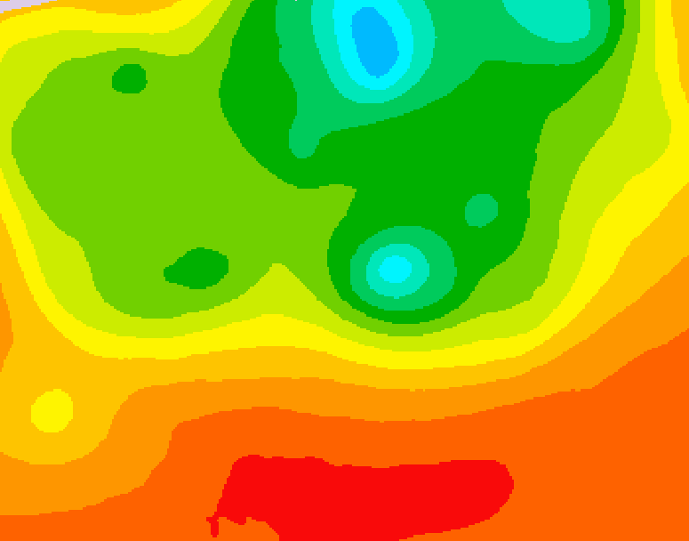 GDPS 500 millibar geopotential height 210 hour forecast chart for Canada based on 2025/07/17 0000Z data