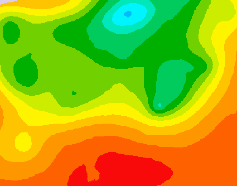 GDPS 500 millibar geopotential height 234 hour forecast chart for Canada based on 2025/07/17 0000Z data
