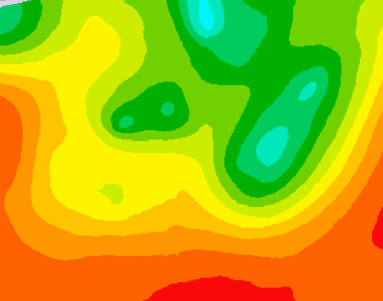 GDPS 500 millibar geopotential height 078 hour forecast chart for Canada based on 2025/07/17 1200Z data