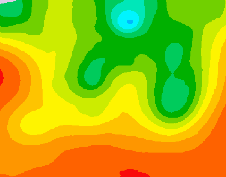 GDPS 500 millibar geopotential height 102 hour forecast chart for Canada based on 2025/07/17 1200Z data