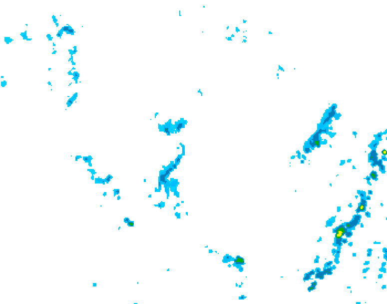 GDPS precipitation 102 hour forecast chart for Canada based on 2025/07/17 1200Z data