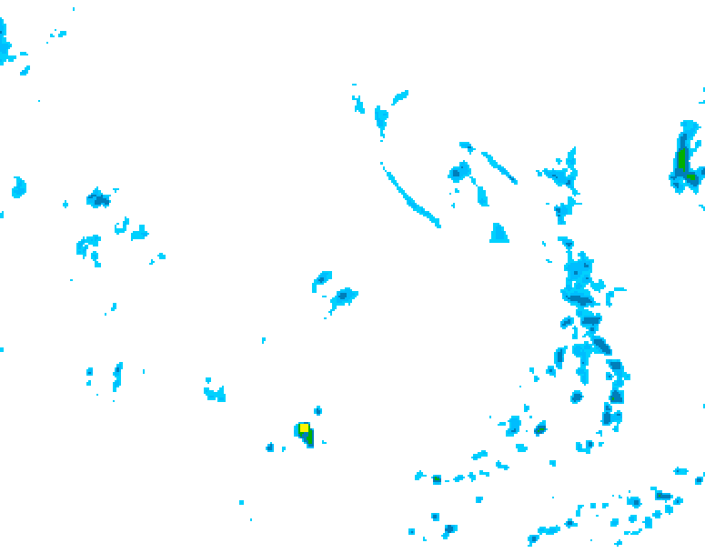 GDPS precipitation 222 hour forecast chart for Canada based on 2025/07/17 1200Z data