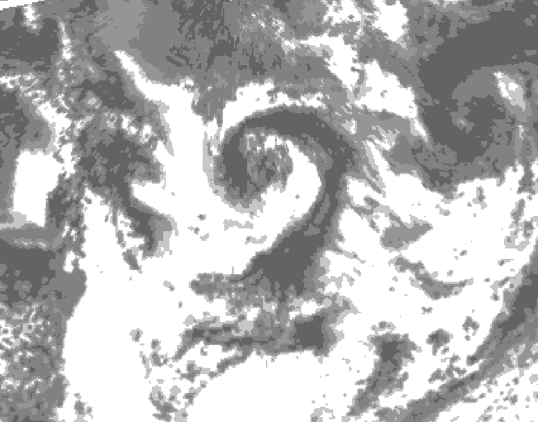 GDPS total cloud 150 hour forecast chart for Canada based on 2025/07/17 1200Z data