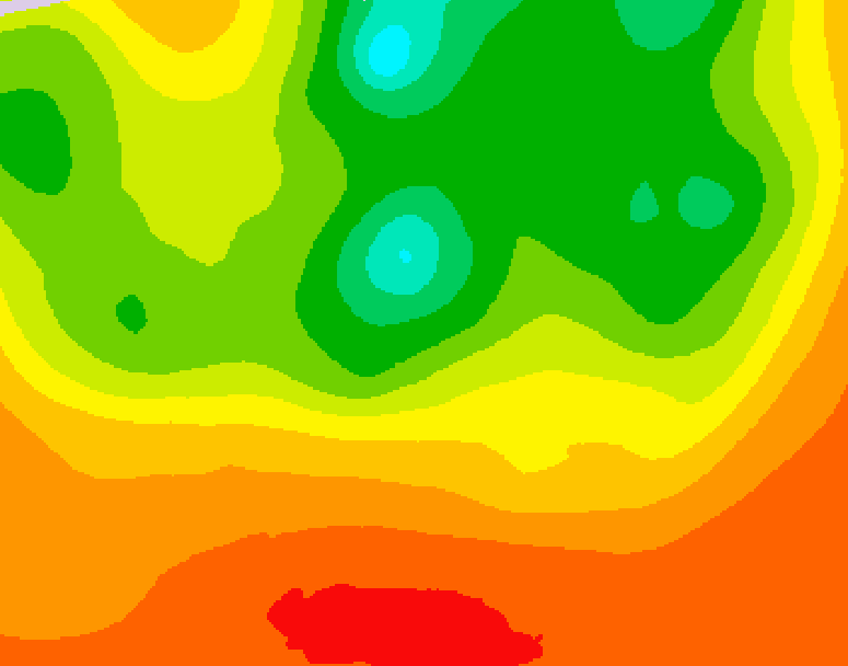 GDPS 500 millibar geopotential height 210 hour forecast chart for Canada based on 2025/07/18 0000Z data